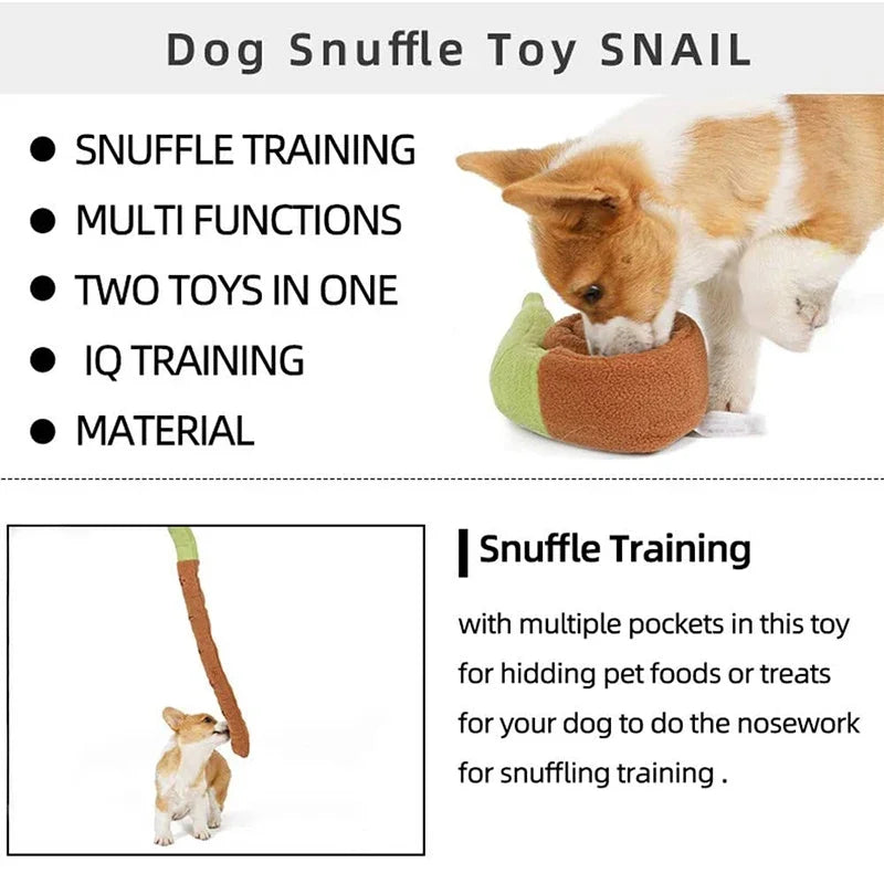 Pet Sniff Toy Squeaky Dog Decryption Interactive Toy for Foraging Instinct Training Soft Puppy Toys Teething Educational Dog Toy