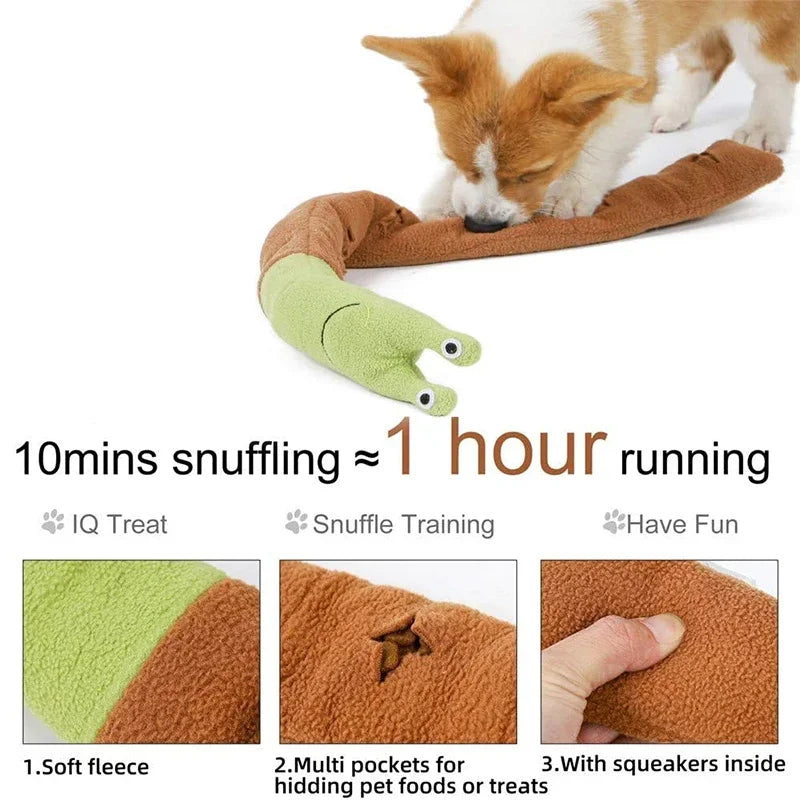 Pet Sniff Toy Squeaky Dog Decryption Interactive Toy for Foraging Instinct Training Soft Puppy Toys Teething Educational Dog Toy