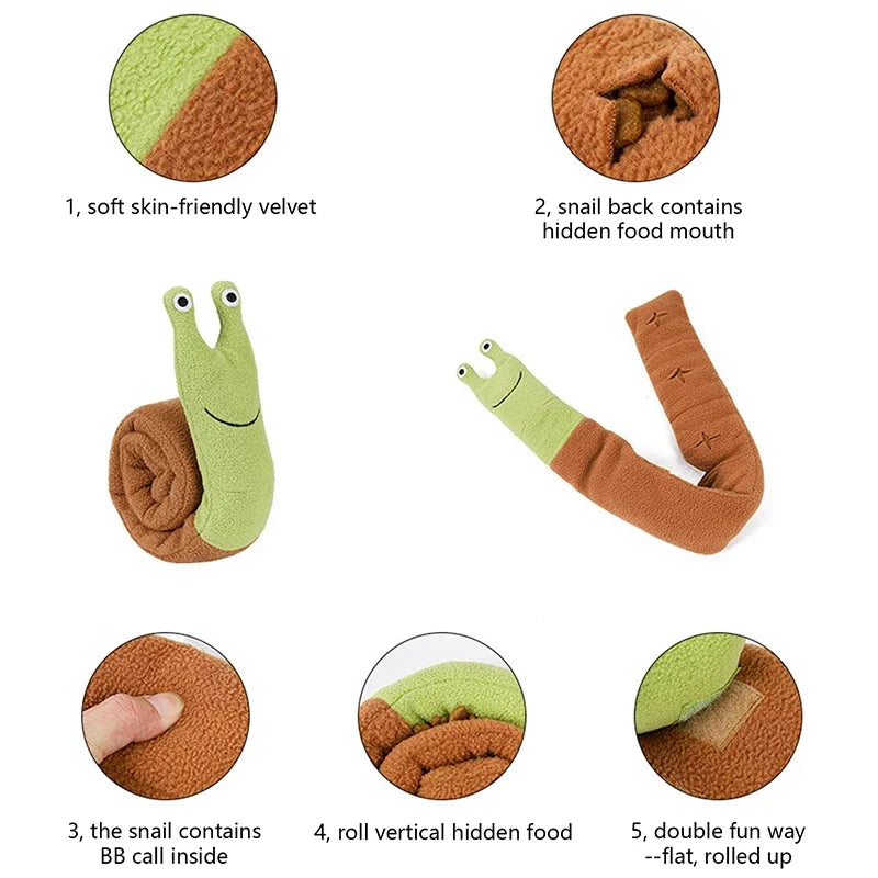 Pet Sniff Toy Squeaky Dog Decryption Interactive Toy for Foraging Instinct Training Soft Puppy Toys Teething Educational Dog Toy